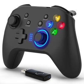 Wireless Gaming Controller;  Game Controller for PC Windows 7/8/10/11;  PS3;  Switch;  Dual-Vibration Joystick Gamepad for Computer