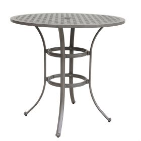 42 Inches Cast Aluminum Round Bar Table