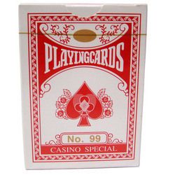 Red Deck Brybelly Playing Cards (Wide Size, Standard Index)