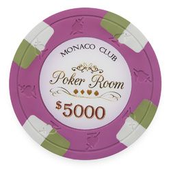 Monaco Club 13.5 Gram, $5,000, Roll of 25