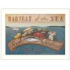 "Sea Harvest" By Pam Britton, Printed Wall Art, Ready To Hang Framed Poster, White Frame