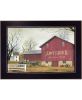 "Antique Barn" By Billy Jacobs, Printed Wall Art, Ready To Hang Framed Poster, Black Frame