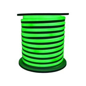 NE | LED Neon Rope Light | 7.7 Watt per Meter | Green Color | 24V | 50 Feet | Type D | IP67 | UL Listed