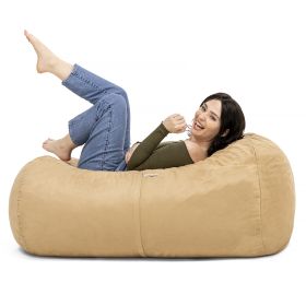 Jaxx 4 ft Lounger Bean Bag, Camel