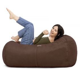 Jaxx 4 ft Lounger Bean Bag, Chocolate