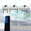 Ping Pong Portable Net and Post Set with PVC Storage Bag, Retractable Table Tennis Net Replacement, 6 Feet 1.8 M, Fits Tables Up to 2.0 inch (5.0 cm)