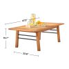 Rayna Honey Patio Wood Sofa Table