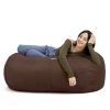 Jaxx 4 ft Lounger Bean Bag, Chocolate