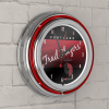 Portland Trail Blazers Hardwood Classic NBA Chrome Neon Clock