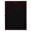 Jersey Frame Display Case with Lengthened Hanger for Baseball Basketball Football Hockey Sport Shirt and Uniform, Brown