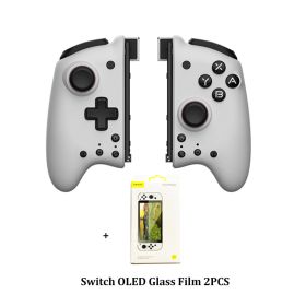 M6 Gemini Game Console Controller for Nintendo Switch Joypad Left Right Handle Grip for Nintend Switch OLED Gamepad (Bundle: M6, Color: Kit7)