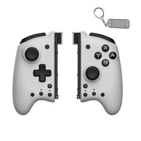 M6 Gemini Game Console Controller for Nintendo Switch Joypad Left Right Handle Grip for Nintend Switch OLED Gamepad (Bundle: M6, Color: Kit2)