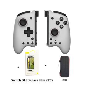 M6 Gemini Game Console Controller for Nintendo Switch Joypad Left Right Handle Grip for Nintend Switch OLED Gamepad (Bundle: M6, Color: Kit12)