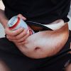 Dad Bag Fake Beer Belly Waist Pack Unisex Fanny Pack White Elephant Gifts Funny Gag Gifts Christmas Holiday Gift