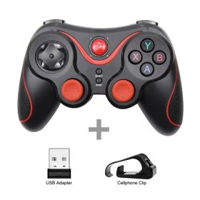 T3 X3 Wireless Joystick Gamepad PC Game Controller Support Bluetooth BT3.0 Joystick For Mobile Phone Tablet TV Box Holder (Color: 2, Ships From: China)