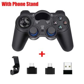 2.4 G Controller Gamepad Android Wireless Joystick Joypad with OTG Converter For PS3/Smart Phone For Tablet PC Smart TV Box (Color: 2, Ships From: China)