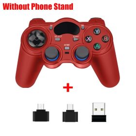 2.4 G Controller Gamepad Android Wireless Joystick Joypad with OTG Converter For PS3/Smart Phone For Tablet PC Smart TV Box (Color: 8, Ships From: China)