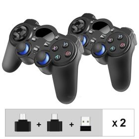 2.4 G Controller Gamepad Android Wireless Joystick Joypad with OTG Converter For PS3/Smart Phone For Tablet PC Smart TV Box (Color: 2-without-holder, Ships From: China)