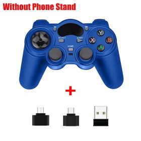 2.4 G Controller Gamepad Android Wireless Joystick Joypad with OTG Converter For PS3/Smart Phone For Tablet PC Smart TV Box (Color: 7, Ships From: China)