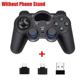 2.4 G Controller Gamepad Android Wireless Joystick Joypad with OTG Converter For PS3/Smart Phone For Tablet PC Smart TV Box (Color: 1, Ships From: China)