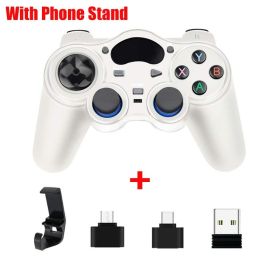 2.4 G Controller Gamepad Android Wireless Joystick Joypad with OTG Converter For PS3/Smart Phone For Tablet PC Smart TV Box (Color: 3, Ships From: China)