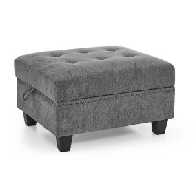 Ottoman for Modular Sectional (Color: Grey)