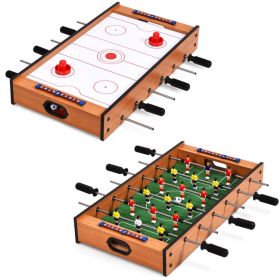 Family Fun Games Indoor/Outdoor Competition Game Soccer Table (Type: 2-in-1, Color: As pic show)